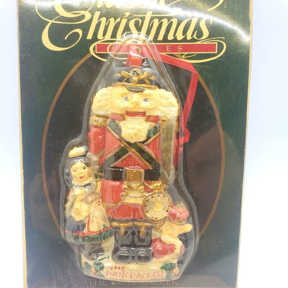 GINY Inc Classic Christmas Tales 5" Nutcracker Ornament 1992 New in Package NOS - Picture 3 of 6